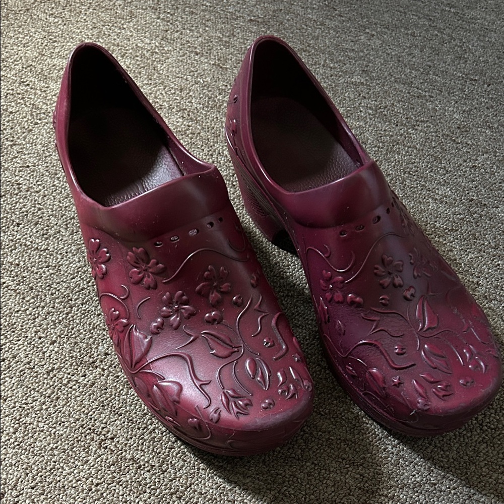 Dansko Pixie medical clogs - Burgundy
